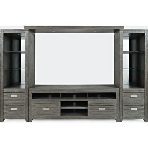 Altamonte 4PC Entertainment Center w/ 60" Center in Brushed Grey